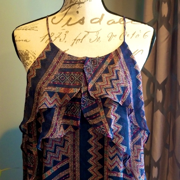 BCBGMaxAzria Dresses & Skirts - BCBGMazAzria  Ruffe Layered Shift Dress